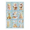 Yousheng 9 Sheets/Set Christmas Window Cling Removable Waterproof PVC Winter Merry Christmas Static Glass Sticker Holiday Party Decoration Decal