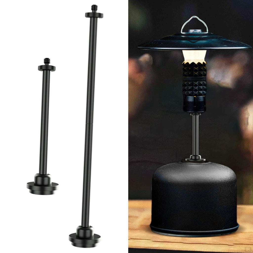 Camping Gas Tank Adapter Stoves Canister Outlet Lamp Extension Pole Rod for