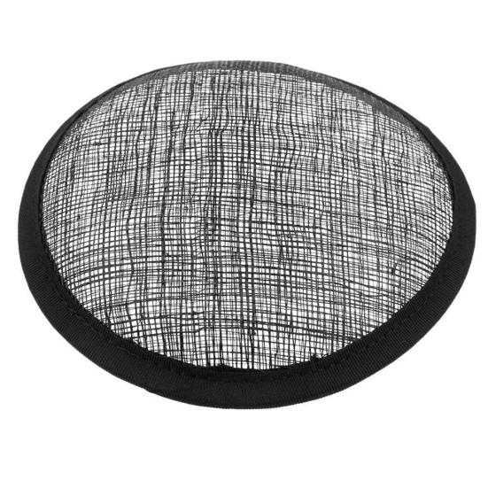 Women Sinamay Cocktail Hat Fascinator Round Base Millinery DIY Craft Accessory
