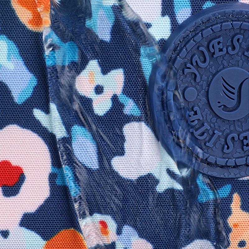 2025 New Fashion Nylon Printed Messenger Bag Large-capacity Multi-layered Flower Shoulder Bag Casual Joker Ladies Crossbody Bag