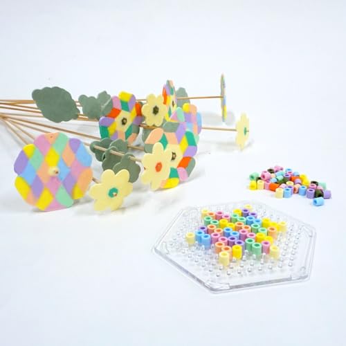 BorneLund Malte Haaning Iron Bead Magic Flower Bouquet Kit (for Ages 5 and Up) MHSET001