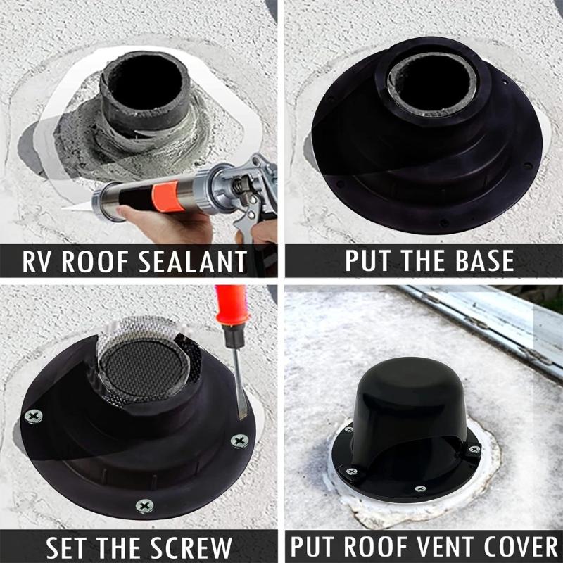 Auto Exhaust Outlet Exhaust Fan Ventilation Caps Roof Vent Lid For Campers Offering Efficient Ventilation And Longevity