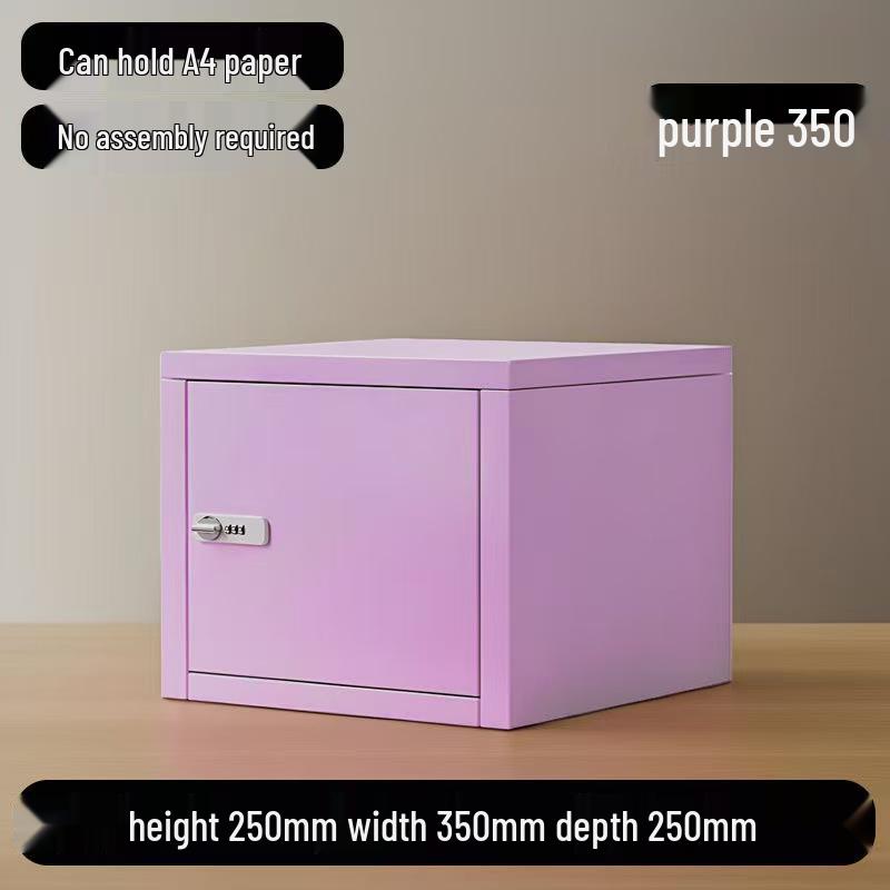 Lockable Steel Desktop File Organizer for Home or Office