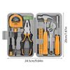20 Pieces Home Tool Set, Basics Household Tool Kit With Small Mini Carrying Box For Men And Women Diy