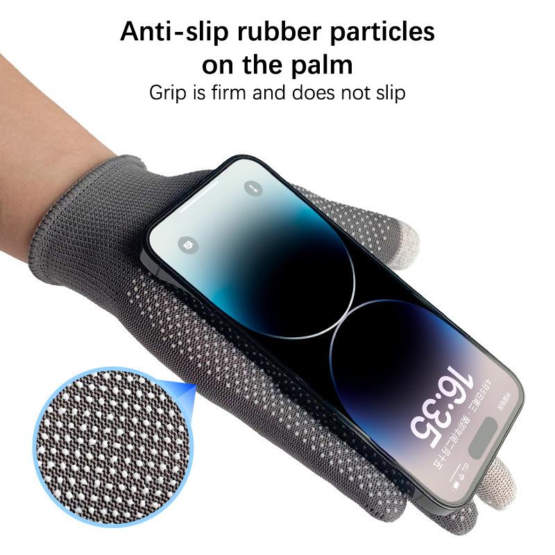 Breathable Anti-Skid Gel Touch Screen Gloves Summer Thin Riding Driving Mountaineer Wrist Gloves Men Women Sport Running