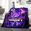 1pc Blanket - CHUCKY Print Design,Lightweight Blanket for Sofa,Bed- Soft &Warm,Gift for All Seasons