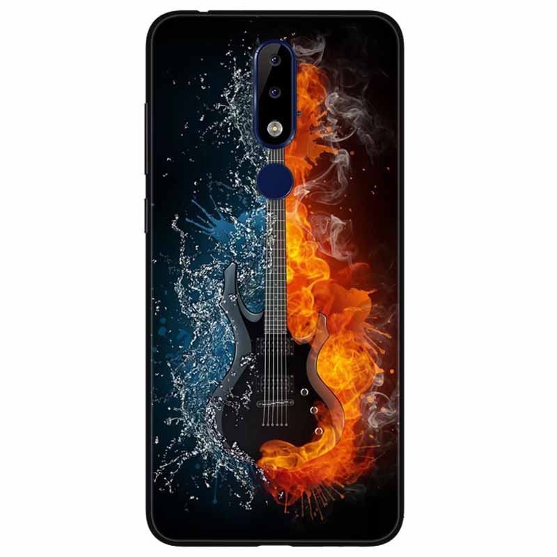 For Nokia 5.1 Plus Case Soft Silicone Cartoon Fashion TPU Phone Cases for Nokia X5 Cover 5.1Plus Cute for NokiaX5 Protective