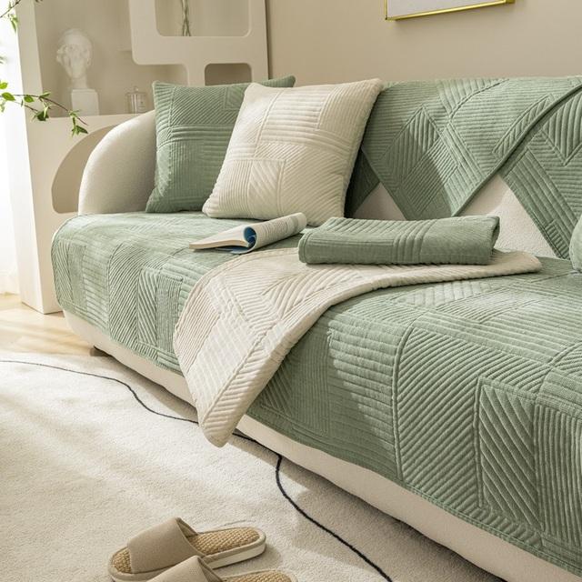 

Чехол для дивана в скандинавском стиле, утолщенный нескользящий коврик для подушки для гостиной, универсальные чехлы для дивана, полотенце на спинку, секционный коврик для дивана 1pc 45x45 pillowcase