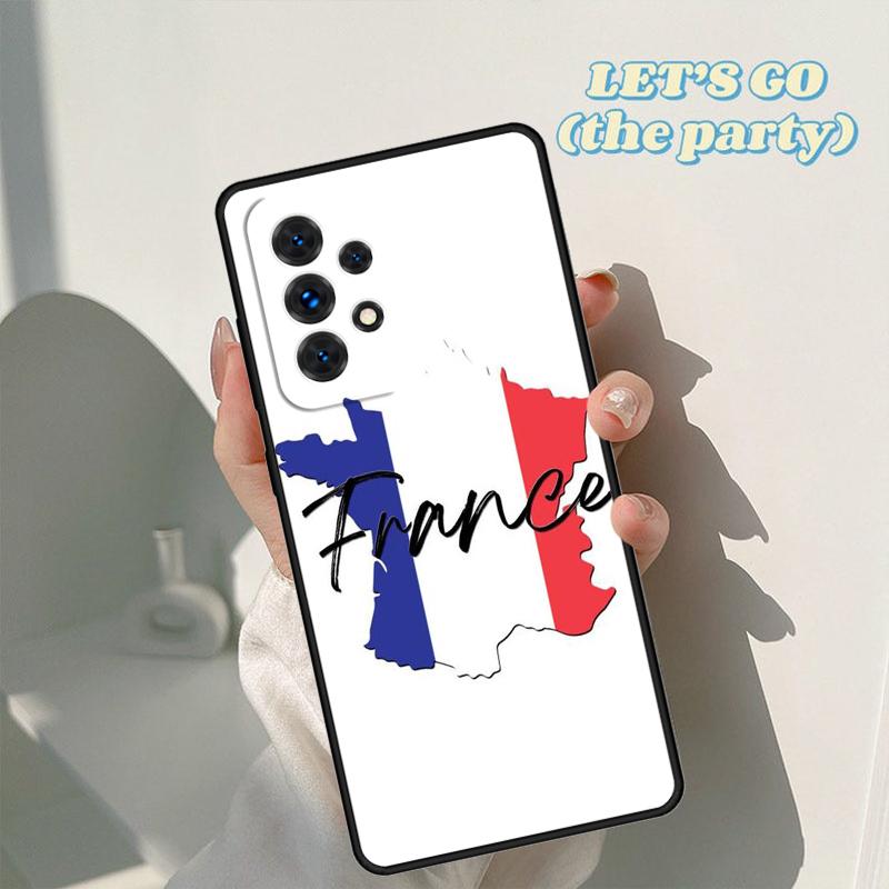 

France national flag phone case For Samsung Galaxy A42 A31 A40 A51 A71 A32 A80 A91 A52 A72 A73 A20e A21S A50 A70 A11 A12 Cover Samsung A11