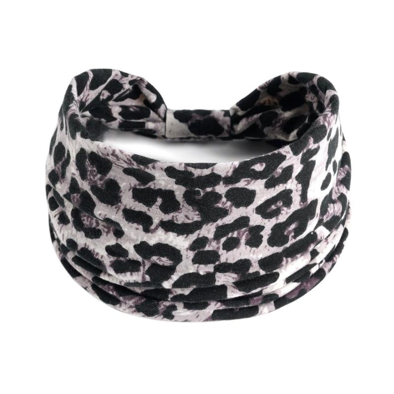 Haarschmuck Retro Haarband Dicke Breite Stirnbänder Turban Workout Bedrucktes Stirnband Kopfwickel für Damen Yoga Sport Haarband