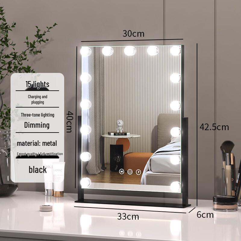 YuZhuXun Smart Rotating LED Makeup Mirror