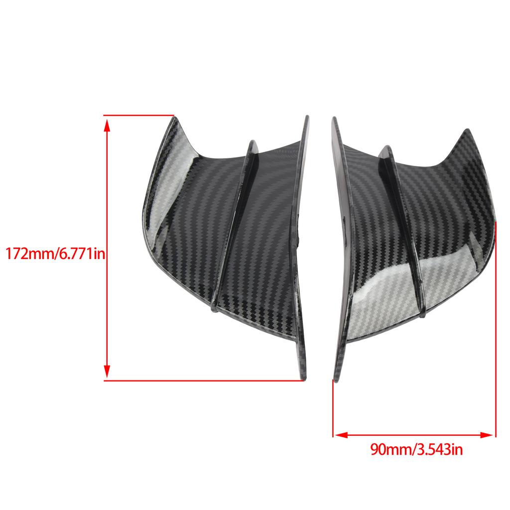 Motorrad Fixflügel Für Ducati BMW S1000R RR YAMAHA Kawasaki HONDA Suzuki CBR600RR YZF R1 R3 Universelles Aerodynamik-Flügelchen