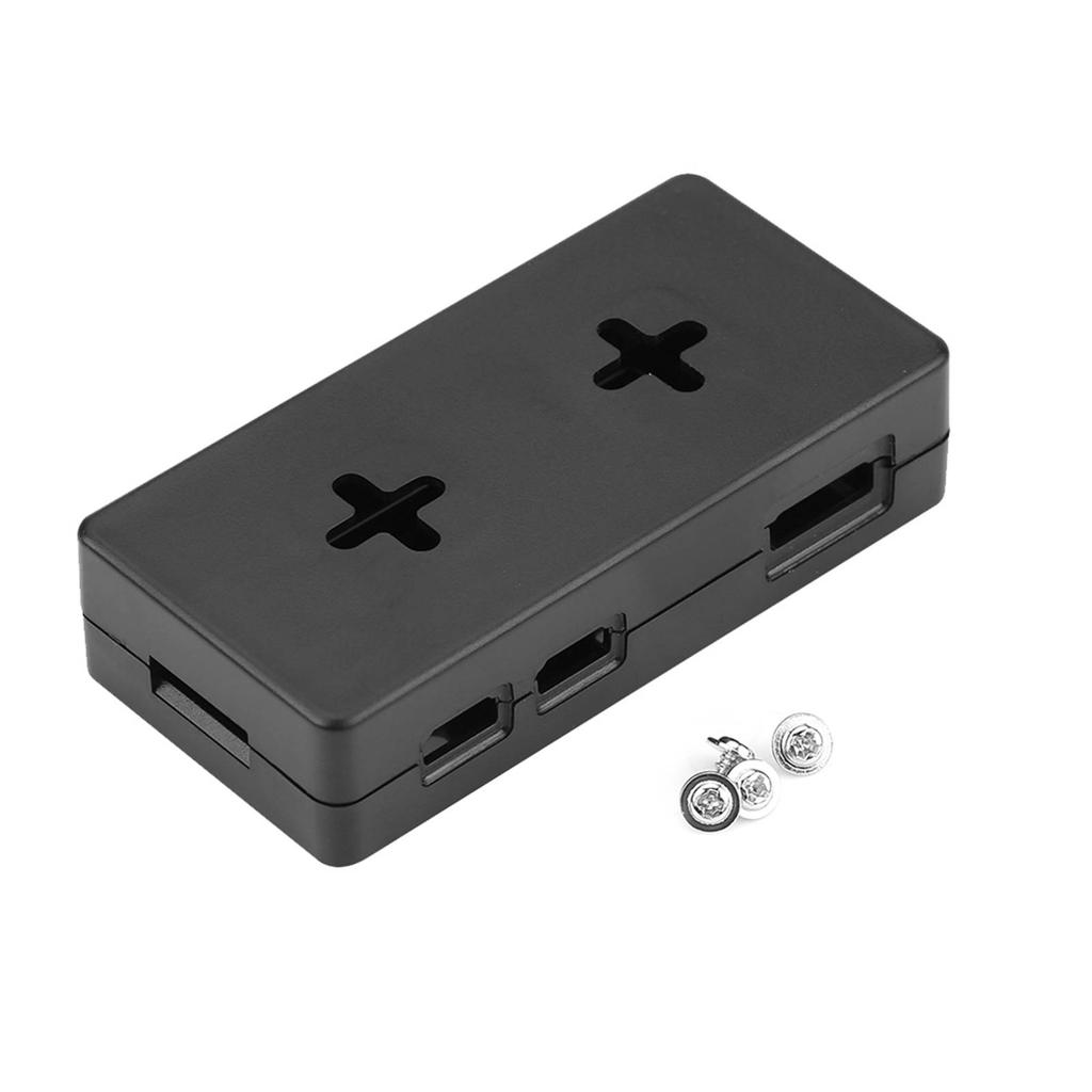 ABS-Kunststoffgehäuse Schutzhülle Abdeckung für Raspberry Pi Zero W 1.3 (Schwarz)