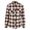 Camisa de Franela a Cuadros con Puño Remangado para Mujer/Señora de Urban Classics