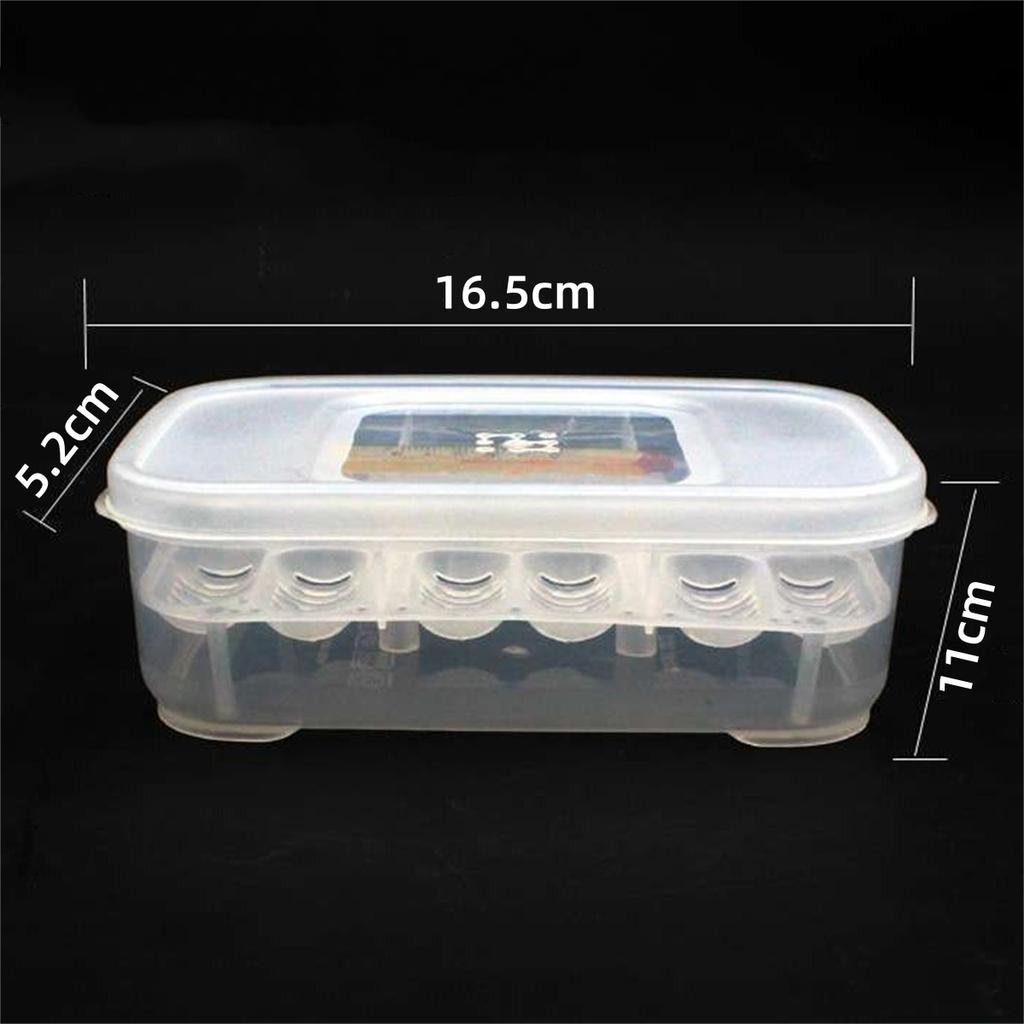 12 Grids Incubation Egg Carrier Box with Thermometer DIY Reptile Egg Incubator Geckos Snakes Lizards Tortoise Turtle Incubator