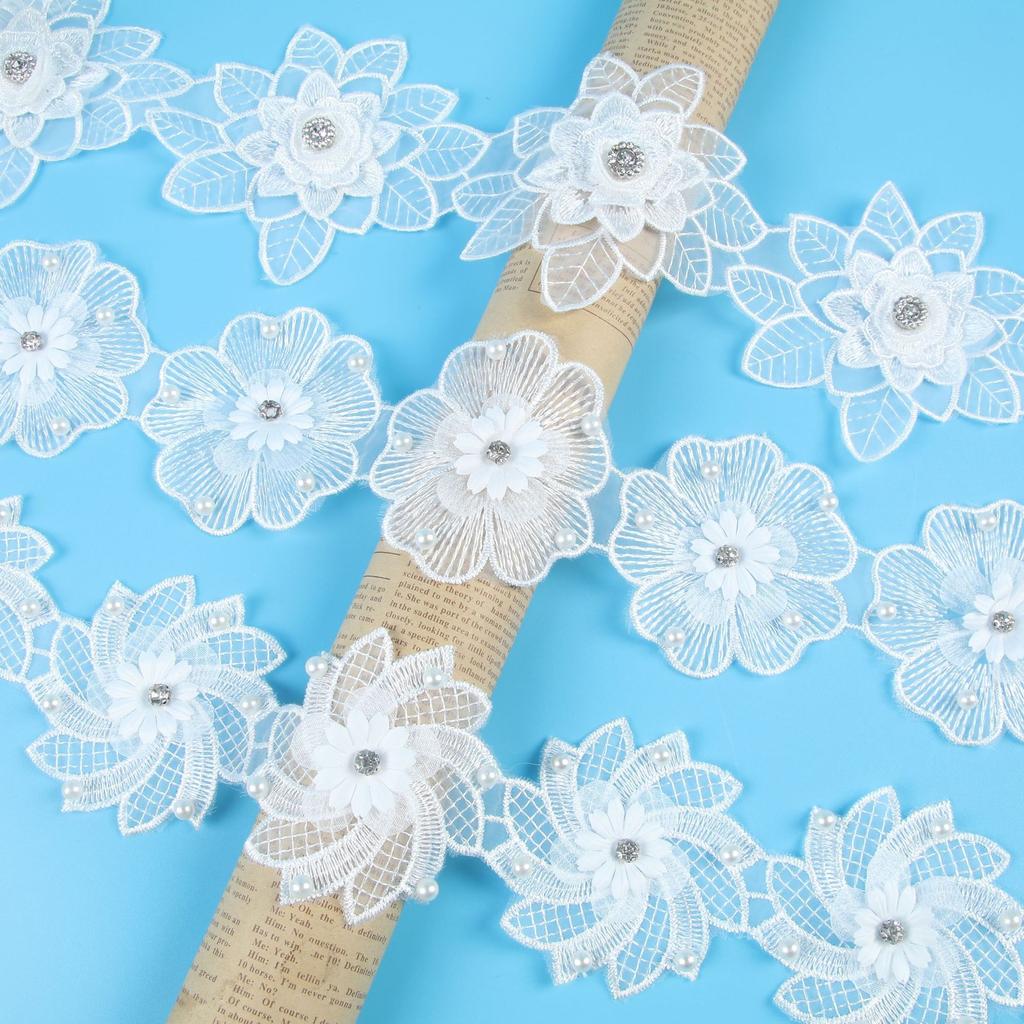 Special For Mesh Lace Accessories, Headgear Accessories, Clothing Decoration Accessories, Polyester Silk Lace Bead Lace