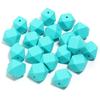 10pcs 19x14mm Hexagon Silicone Beads For Jewelry Making DIY Handmade Necklace Bracelets Phone Key Chain Decoration Accessories