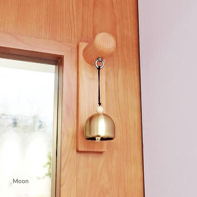Wooden Door Bell Shopkeepers Bell Hanging Decorative Delightful Sound Door Opening Wind Chime For Business Garden Unique Gift