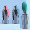 Tragbare Blatt-Wasserflasche für mittelgroße & große Hunde - Reise-Haustierbecher, faltbarer Outdoor-Hundekessel