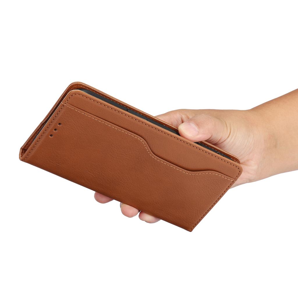 For iPhone Air Cell Phone Case Magnetic Closing PU Leather Stand Cover