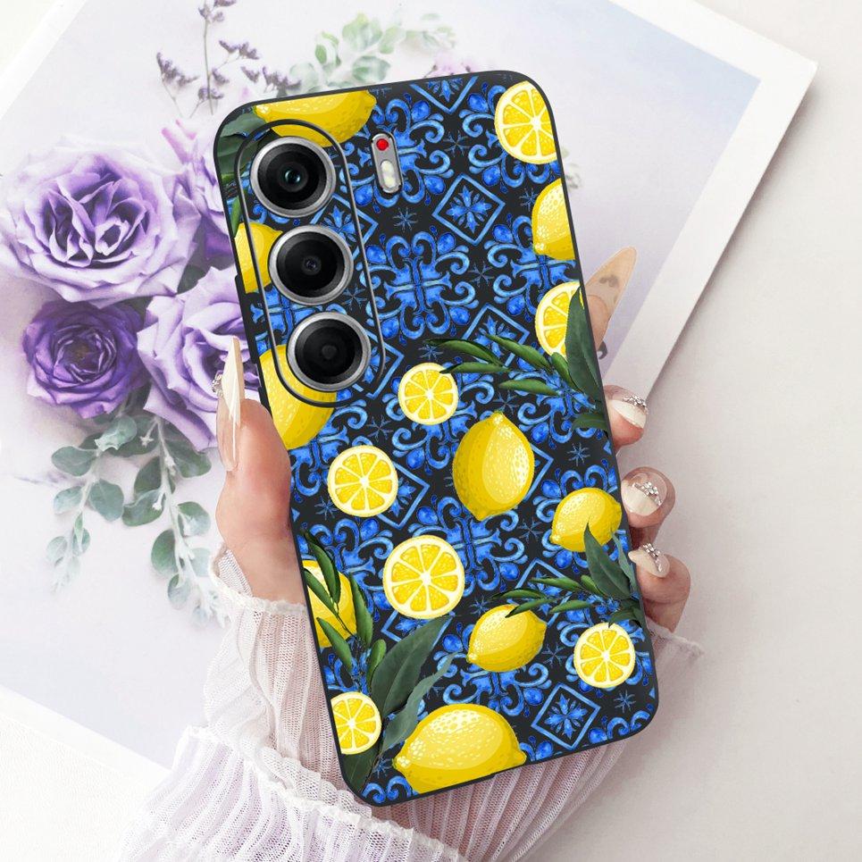 Hülle für Tecno Camon 40 Pro CM7 CM6 Handyhüllen für Camon 40 4G CM5 Niedliche Cartoon-Tiere Cooler Drache Löwe Weiches TPU Schwarze Abdeckung