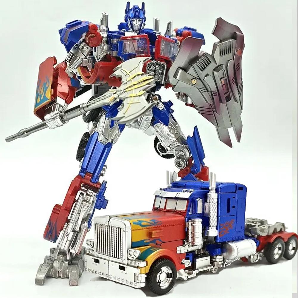 Transformation Toys Optimus Commander Flying Wing Car Deformation Model Action Figure Robot Anime BAIWEI TW1022 TW1022EX SS44 Poseable Articulated