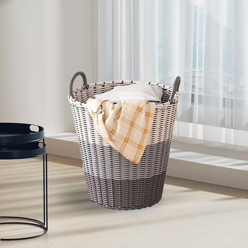 Chu Rong Imitation Rattan Laundry Basket