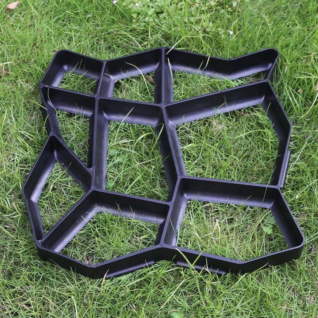 Walk Maker Reusable Concrete Path Plastic Paving Mold Stone Molding Paver for Lawn Garden Yard