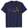 Funny Pinball Heartbeat Pulse Graphic Tshirts Men Womens Fashion Casual Tshirt 100 Cotton Loose Oversized T Shirt