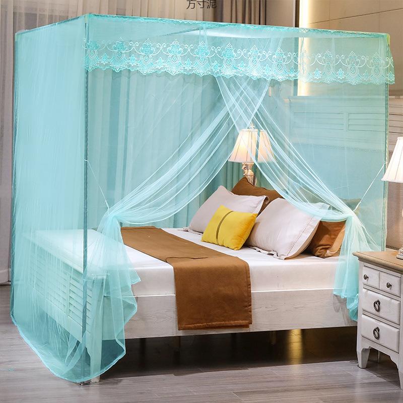 Mosquito Net Single Door Without Bracket Encrypted Home Princess Style Student Dormitory Net Yarn Single Person