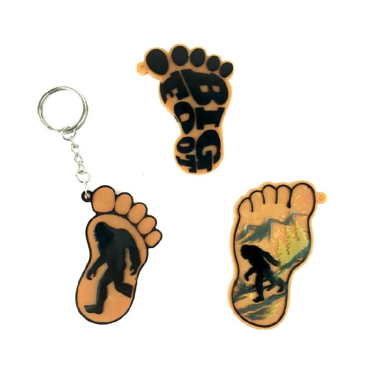 Foot Silicone Resin Mold for Keychain Jewelry Making,DIY Pendant Charms Mold