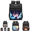 Naruto Sasuke School Backpack Large Capacity Oxford Cloth Double Layer