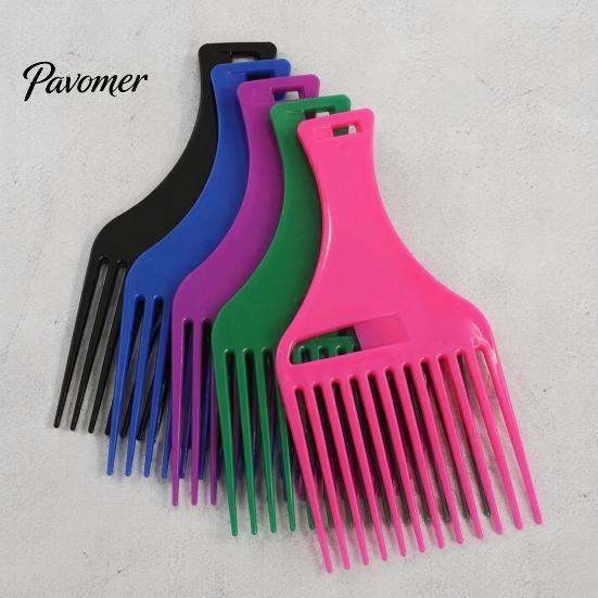 Lightweight Hair Comb 12Pcs Afro Pick for Women & Men, Wide Tooth Detangling Quick Styling Lifting Comb, Plastic Long Thick Curly
