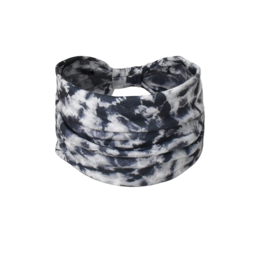 Women's Paisley Sport Yoga Headband - Sweat-Absorbing, Elastic Cotton, Bohemian Style