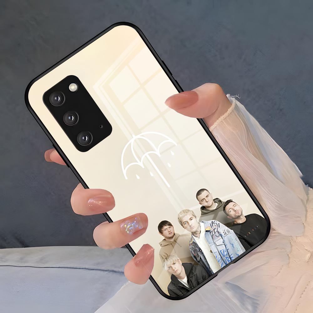 

B-Bring Me The Horizon Phone Case For Samsung S26 S25 Plus S20 S20 Plus S22 Ultra S23 FE S21 Plus S21 Ultra Glass Cover Samsung S26 Ultra
