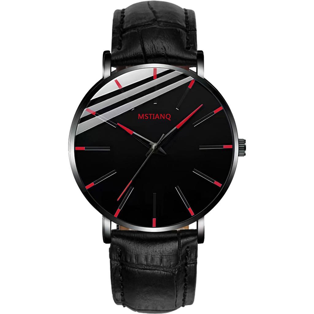 Star Watch Men'S Non-Mechanical Watch Teen High School Student Trend Black Technology Ultra-Thin Electronic Quartz Watch