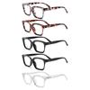 5PCS Multi-color Oversized Square Reading Glasses Men Women Large Frame Fashion Presbyopia Eyeglasses Diopter +1.0~+3.0