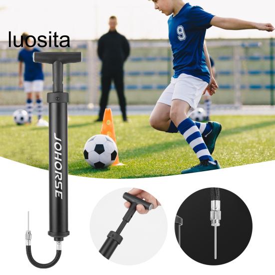 Pompka do piłek sportowych, dysza obrotowa, uchwyt w kształcie litery T, wąż przedłużający pompki do piłek, ręczna pompa wysokociśnieniowa, inflator typu push-pull