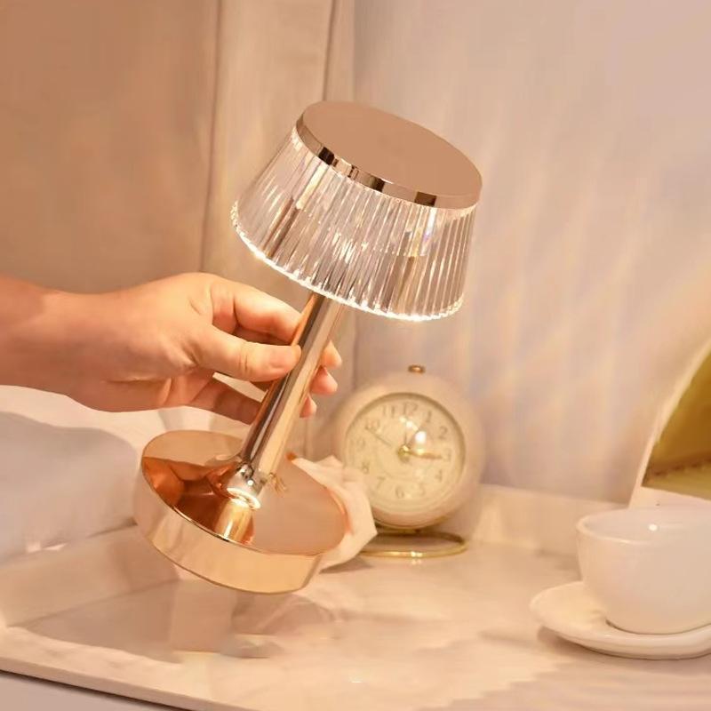 1Pc Creative and Simple Atmosphere Decorative Mushroom Desk Lamp Household Living Room Bedroom Bedside Lamp Touch Charging Gift Night Light