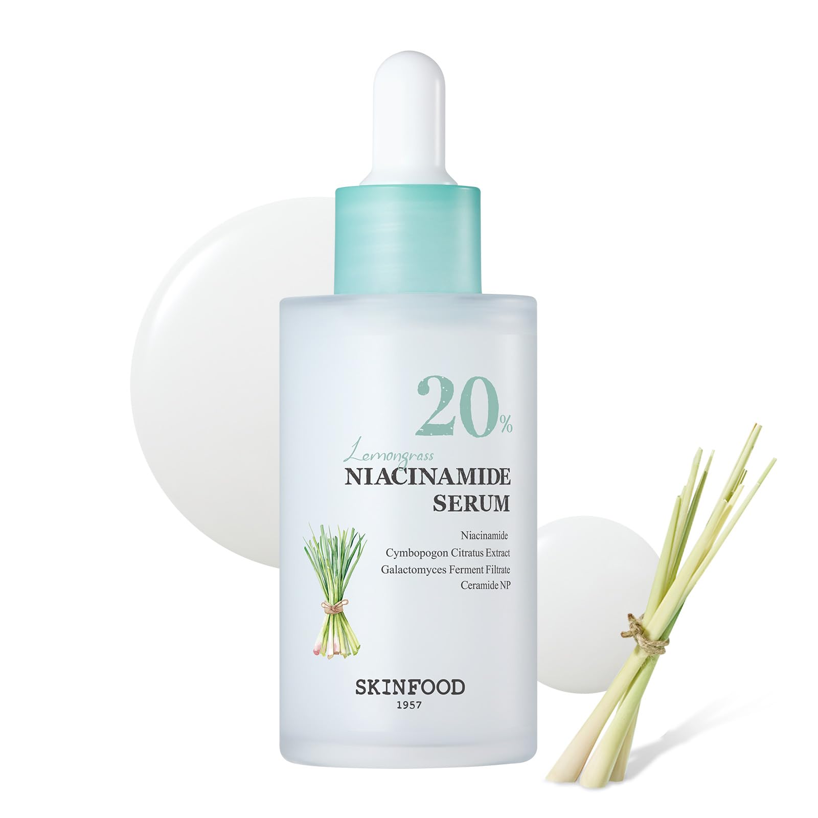 

SKINFOOD Лемонграсс Ниацинамид 20 для чувствительной кожи с себумом и проблемами Корейская косметика Сыворотка, Кожа, Увлажняющий, Увлажняющий, Уход, Уход,