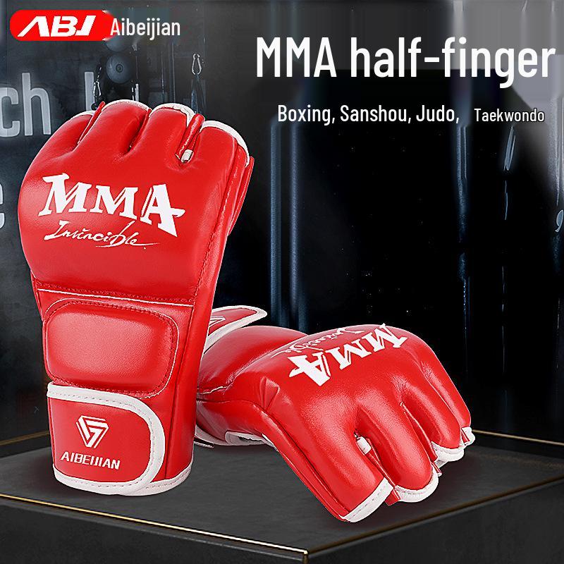 MMA Muay Thai Training Punching Half-Finger Gloves for Men & Women