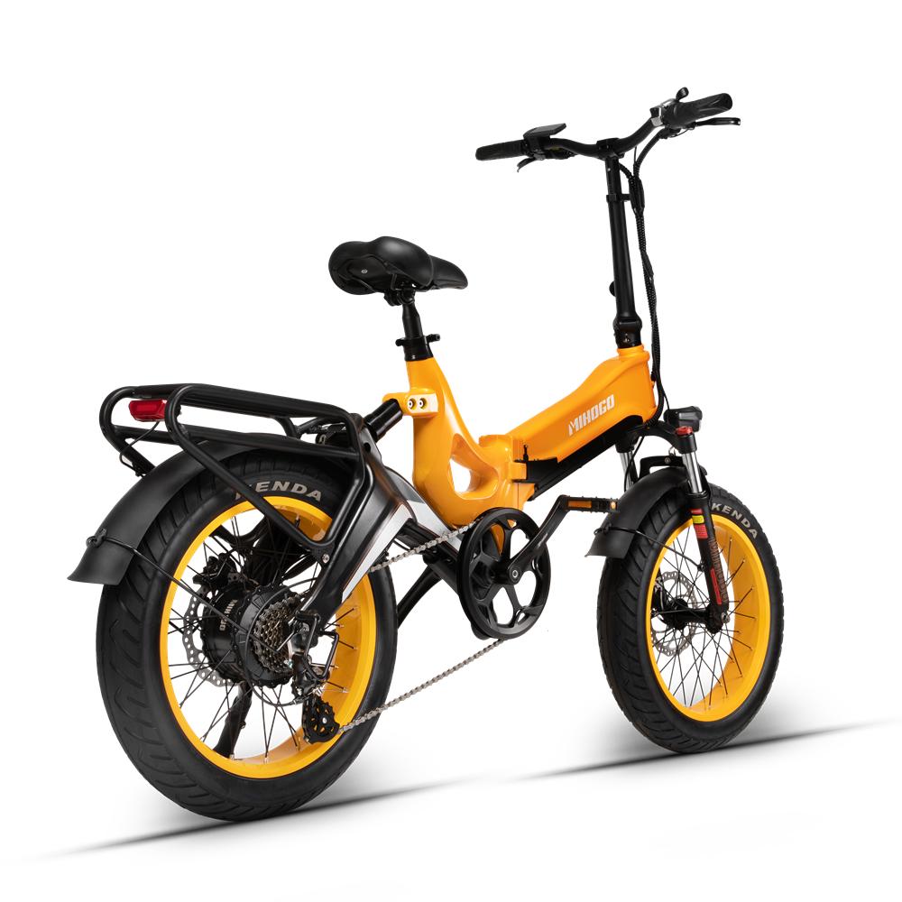 MIHOGO NX eBike: 80-Mile Range, 25MPH, 750W Motor, Fat Tire Bluetooth e-Bike with App Control & Magnesium Frame
