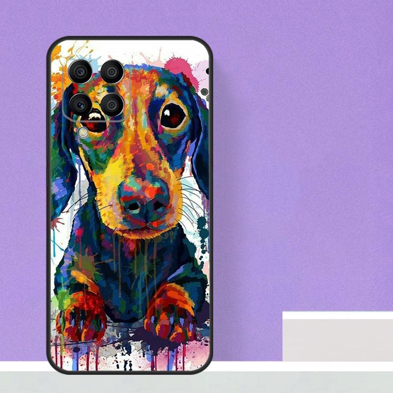Dogs Dachshund Cute Case For Samsung Galaxy M23 M20 M32 M52 M56 M16 M36 M54 M34 M14 M35 M55 M15 M11 M31 M13 M53