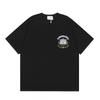 2026 Casablanca Print Loose Fit Cotton T-Shirt Men Youth Casual Wear