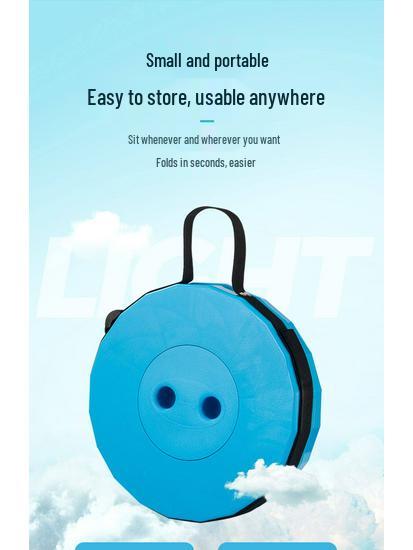 Compact Adjustable Rainbow Telescopic Folding Stool for Outdoor and Fishing