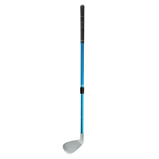 

Регулируемая клюшка для гольфа, телескопическая режущая штанга, алюминиевый сплав, лево-правосторонняя клюшка для гольфа с прозрачной шкалой, гольф-оборудование S синий