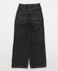 WEGO Graphic Denim Size Denim Black Sonata Men's Pants, L,