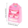 1:6 Dollhouse Miniature Kitchen Storage Cabinet W/Basket Cupboard Model Home Decor Toy Doll House Accessories