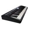 Roland GO:PIANO Entry Keyboard GO-61P Portable Digital Piano, 61 Keys, Bluetooth Compatible, Compact, Headphone Compatible, AC/Battery Powered, Black