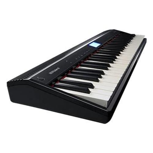 Roland GO:PIANO Entry Keyboard GO-61P Portable Digital Piano, 61 Keys, Bluetooth Compatible, Compact, Headphone Compatible, AC/Battery Powered, Black